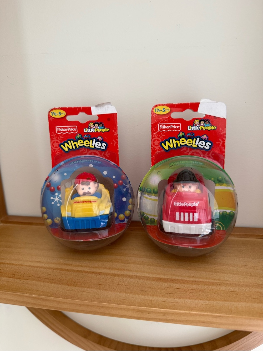 Fisher-Price Little People Wheelies Set - Red & Yellow Cars